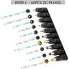 34 Pcs Universal Laptop Notebook DC Plug Set Jack Tips for 5.5 mm x 2.1 mm AC Power Adapter Connector Kits