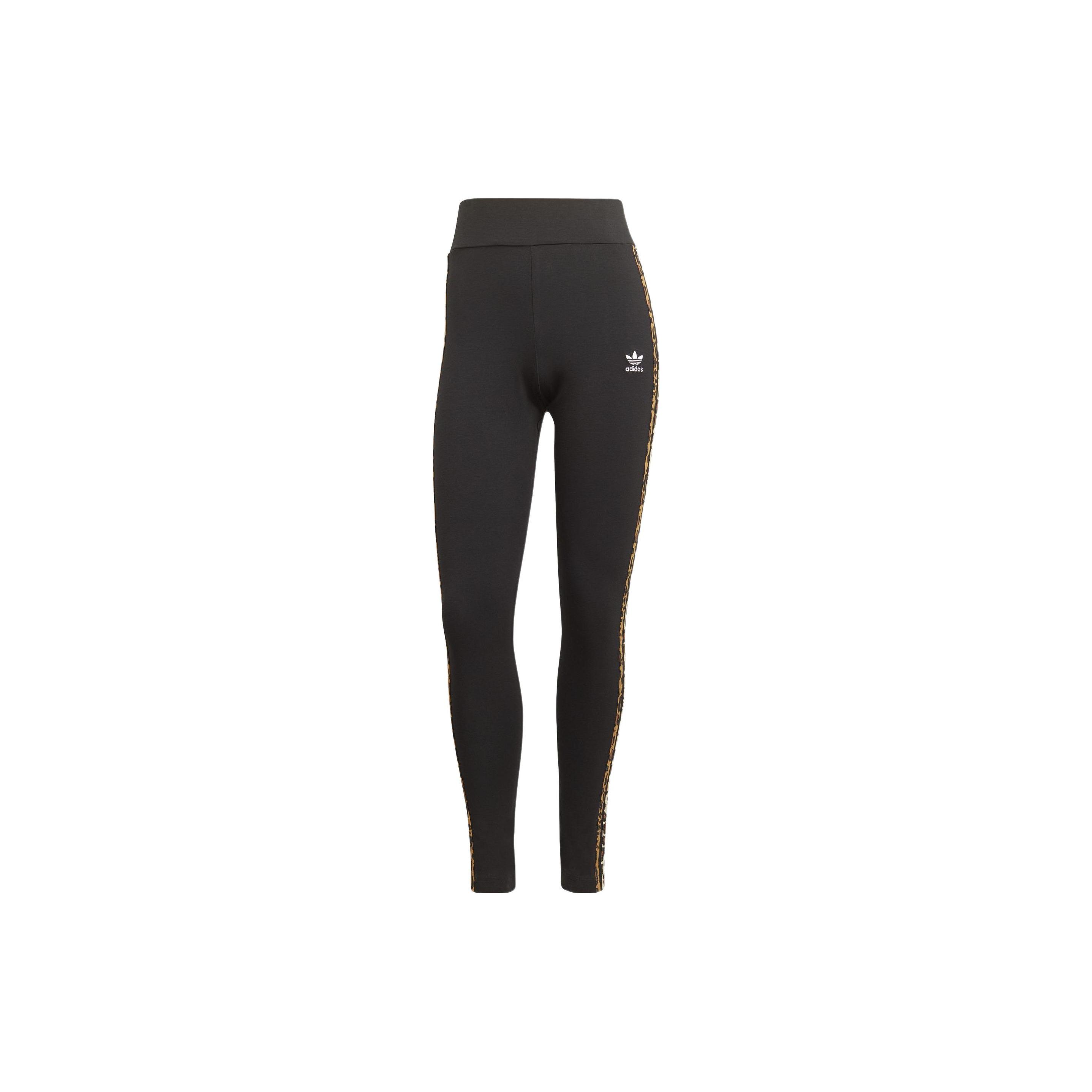 

Adidas Originals Retro Side Logo Print Mid Waist Casual Knit Sports Pants Women bottoms HB4767 34