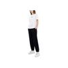 FILA Loose Fit Solid Color Pocket Cuffed Sports Woven Casual Long Pants Women bottoms Black F11W238802FBK