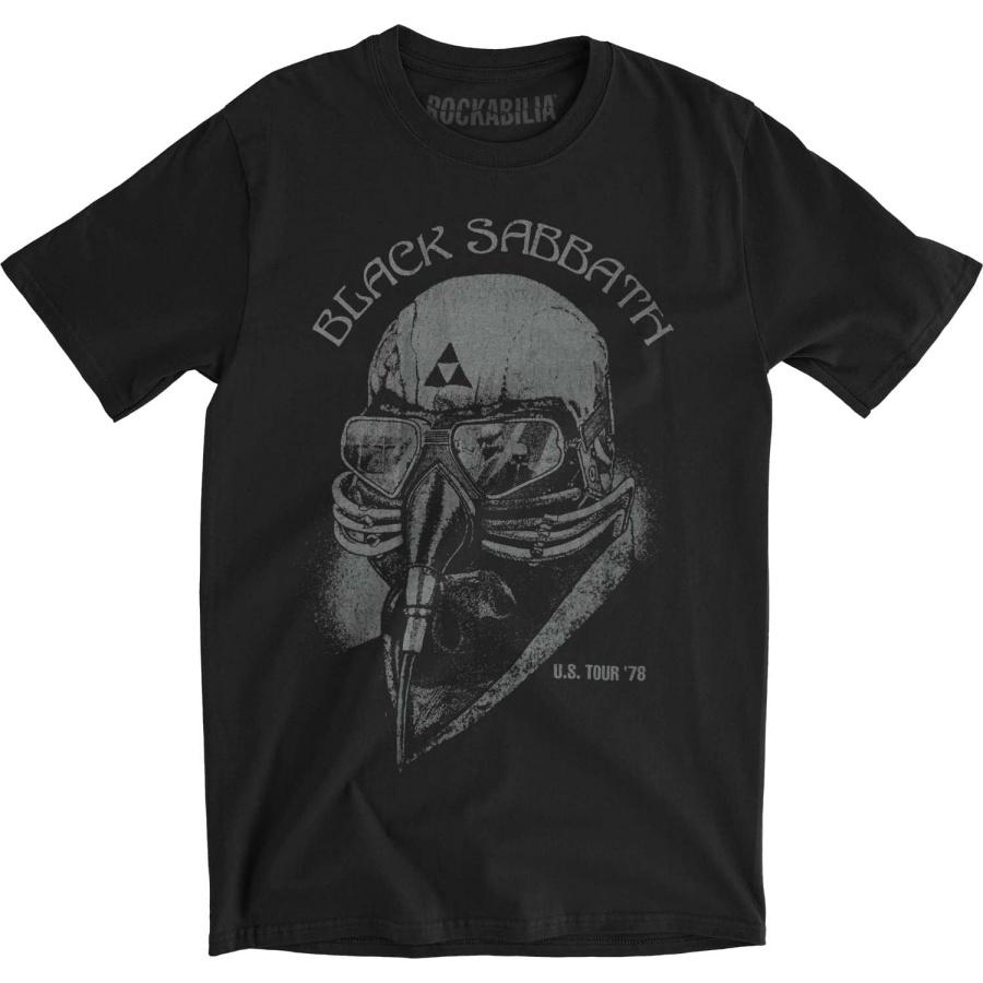 Мужская футболка Black Sabbath US Tour 1978, приталенная, черная S разноцветный