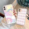 Case for Samsung A04 A14 A23 A34 A54 M23 M33 M52 M53 Realme 10 9 C30S C35 C55 VIVO Y02S Y21 Y51 X80 Pro Transparent Cover LI16 Little Twin Stars