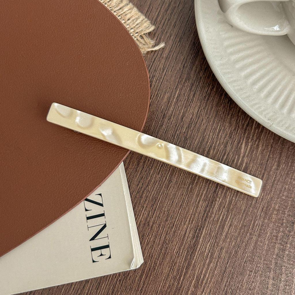 Cross-Border Refreshing Green Pearl White Hairpin Clip for Ponytail & Short Hair