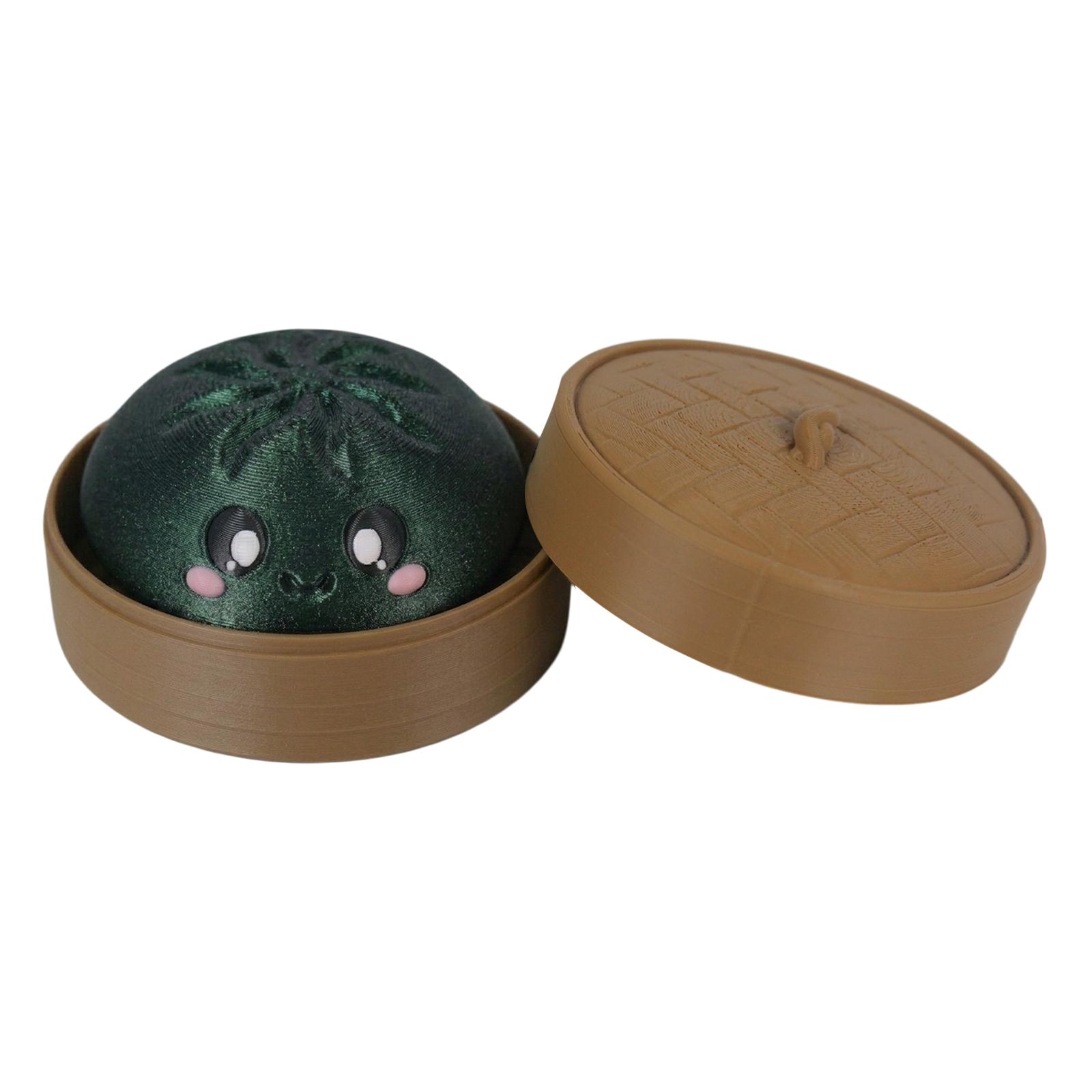 3D Printed Faux Dumpling Clicker Desktop Toy for Fun One Size