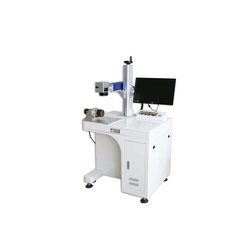50W Purple Light Fiber Laser Engraving Machine for Metal, Stainless Steel, Silicone & Plastic.