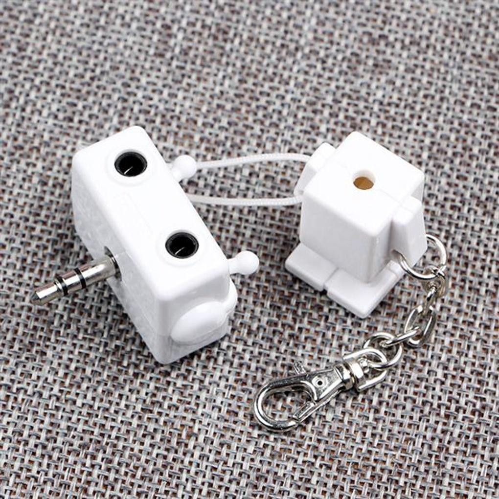 Emotional Robot Couple Earphones Y-Jack/Couple Jack Dual Jack Double Jack