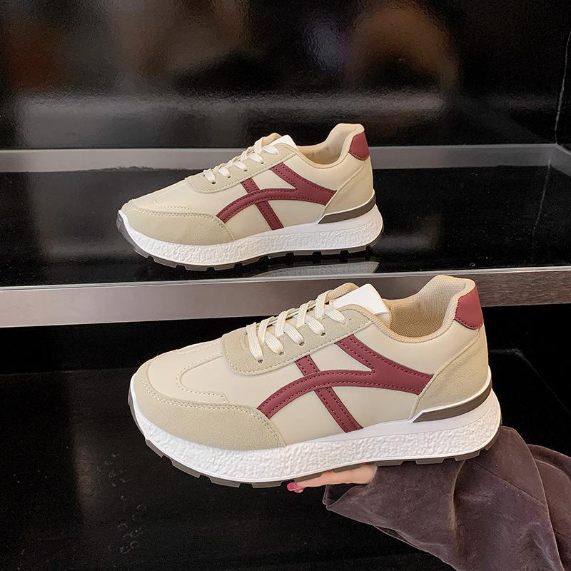 Popular dad shoes women's spring and autumn 2025 new versatile casual platform sports shoes lightweight retro Forrest Gump shoes