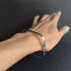 Silberarmband ohne Steine, Gewicht des Artikels 7,34 g (60002494)
