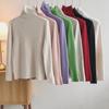High-collar Knitted Bottoming Shirt Women's Fall and Winter Soft Slim Temperament Within The Sweater Ride
