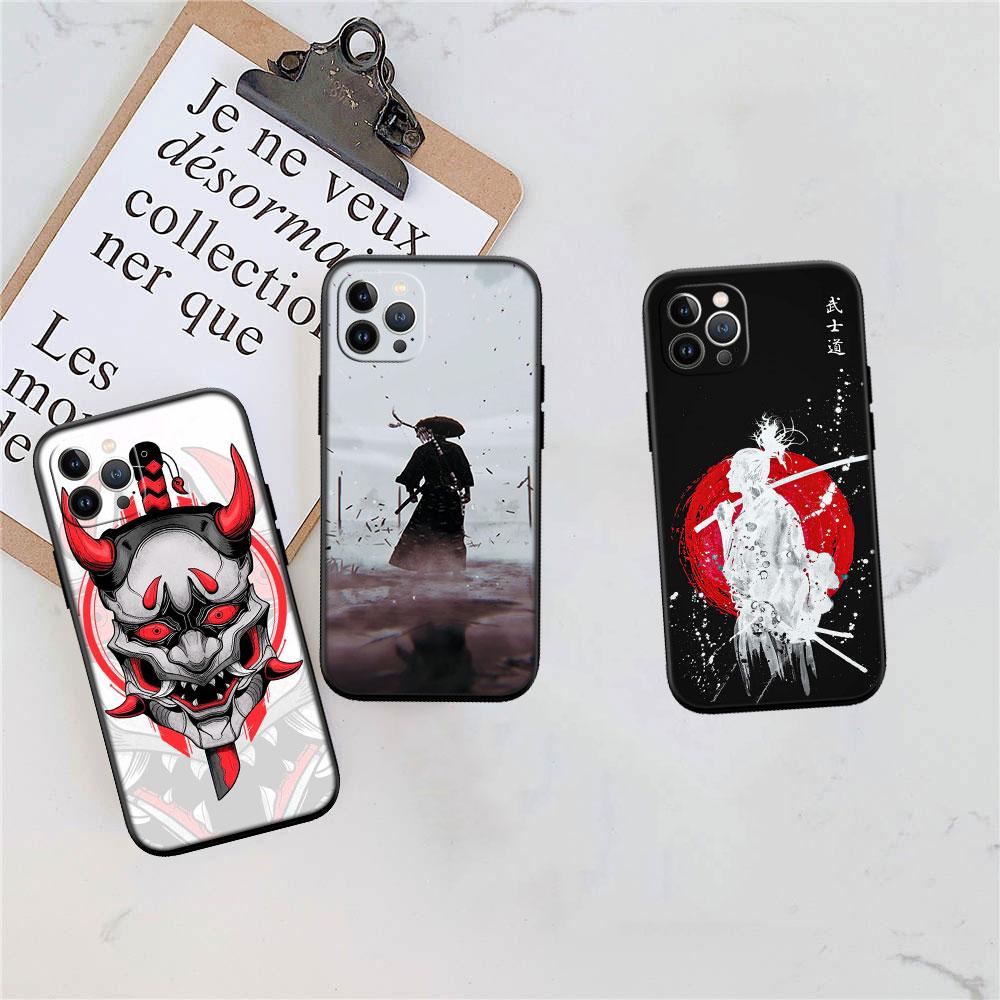CJ71 Japan Samurai Mask Soft Shell Phone Case for Xiaomi Xiaomi Poco M4 M5 M6 M7 X3 X6 X7 F8 Ultra Pro GT NFC