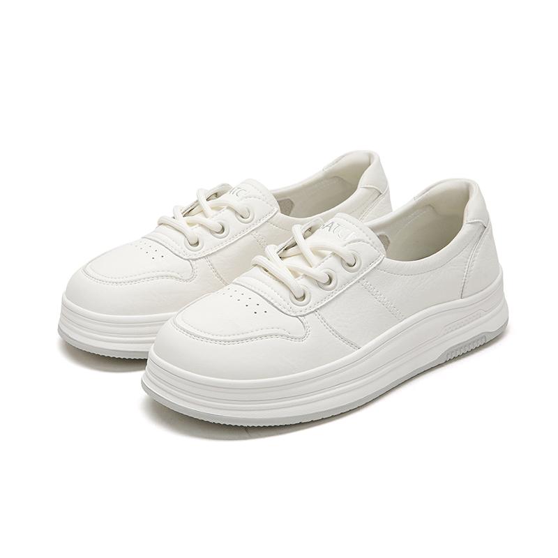 Korean Version Thick Sole White Shoes for Women