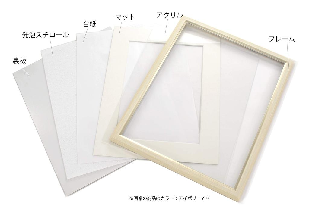 Daigaku Picture Frame Brown Watercolor F10 Lightweight Watercolor Frame Compact Size 8157