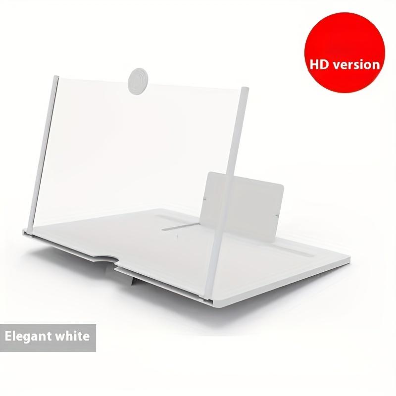 Mobile Screen Magnifier, HD Video Magnifying Glass, Portable Phone Projector with Plastic Stand, Universal Mobile Screen Enlarger