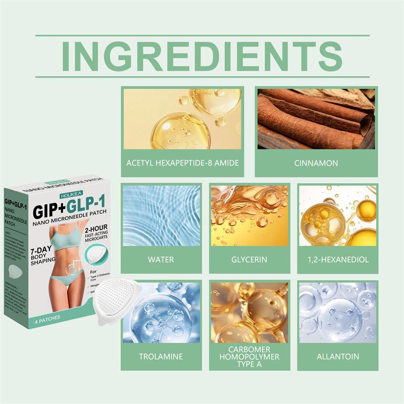 4 Patches/Box Nano Micro Needle Plasters Firming Line Improvement Skin Care Patch Gently Cares Contours Body Skin Daily Care