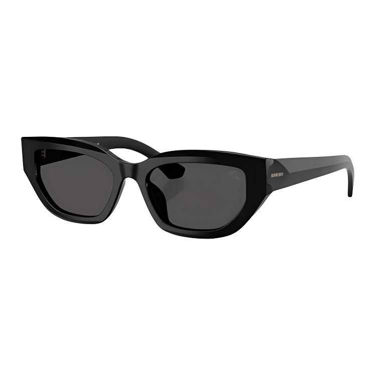 Burberry 4463D Full Frame Design Acetate Cat Eye Sunglasses Women sunglasses Black 0BE4463D-300187 Basic Packaging-Eyeglass Case+Box,54,Black