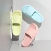 Eva Tøfler Kvinner Til Hjem Sommer Solid Uformell Myk Sklisikker Herre Kvinner Tøfler Flate sandaler 36-45