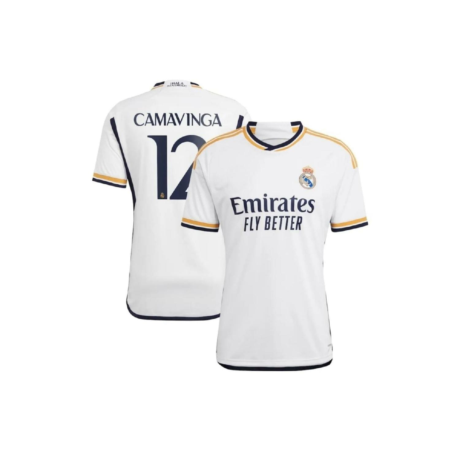 

Домашняя майка Камавинга нового сезона 2023/24 Реал Мадрид