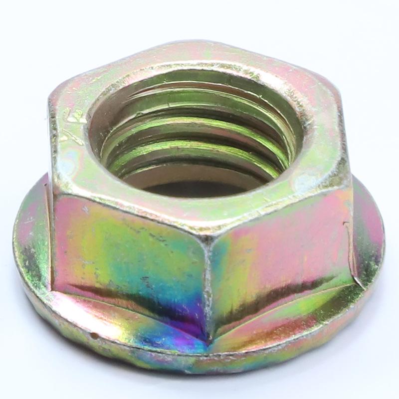 Zinc Plated Hex Flange Nut with Washer M3/M4/M5, 4.8/10.9 Grade