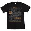 T-shirt Coton Homme Biker Moto Grande Taille Imprimé Cool Mode Streetwear Classique Grande Taille Tee Nouvelle Arrivée Top Moto