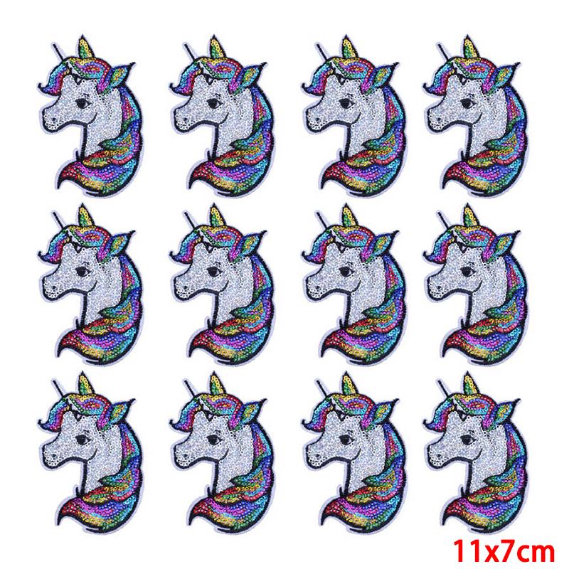 10 pezzi/lotto toppa da ricamo all'ingrosso termoadesiva sulle toppe per abbigliamento toppe su vestiti giacche decorazioni applique forniture per cucire