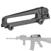 Ryohin Buhin 20mm Rail Compatible Full Metal Carry Handle for USGI Contract AR15, Replica, E&C Built-in Rear Sight, Zinc Alloy, Black