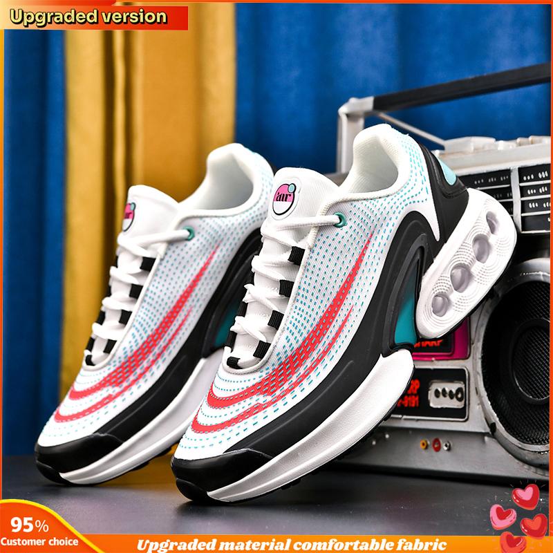 

Men Women PU Air Cushion Cushioning Running Shoes Rear Heel TPU Wrapped Marathon Athletic Mens Trainers Women s Shoes Sneakers 37 небесно-голубой