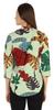 Inkmeso Fashionable Printed Casual Top For Women  s Mandarin Collar Relaxed-Fit Tunic
