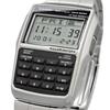Casio DATA BANK Digital Watch Silver Metal Band International Model DBC-32D-1A Men's [Used]