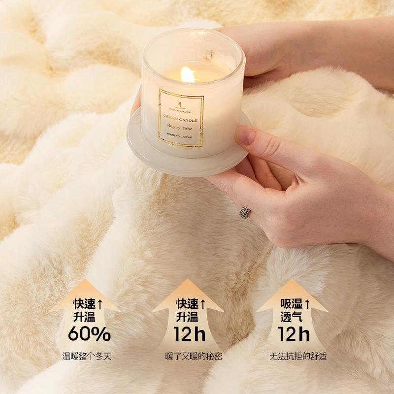 Warm Tutu Fluffy Sofa Cushion  New Winter Thickened Non-Slip Seat Cushion Leather Sofa Cover Cover Cloth