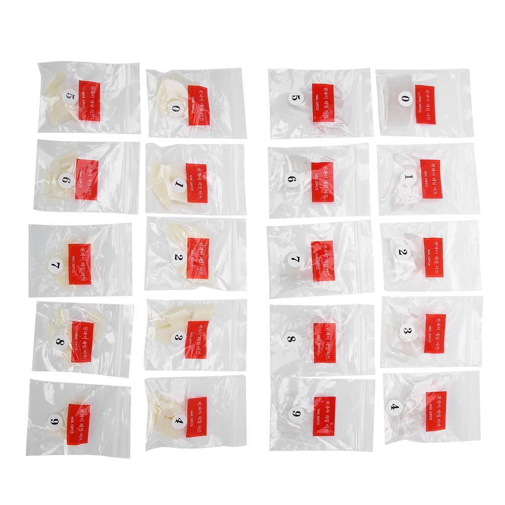 

500 шт. искусственные накладные ногти с полным покрытием для маникюра, аксессуары для дизайна ногтей