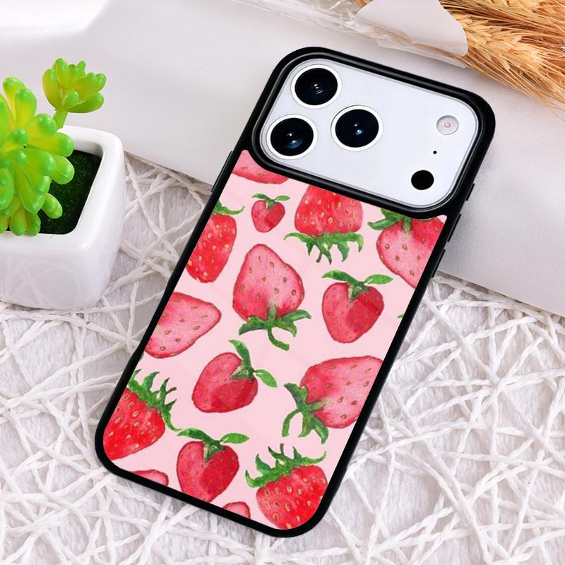 Strawberry Fields Shockproof Phone Case for iPhone 17 Air 16e 15 11 12 14 13 Pro Max Cover Coque