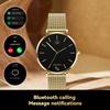 SACOSDING Mini Ultra Thin Fashion Ladies Smart Watch AMOLED Screen Health Monitor Wristwatch Fitness Tracker Women Ladies Smartwatch