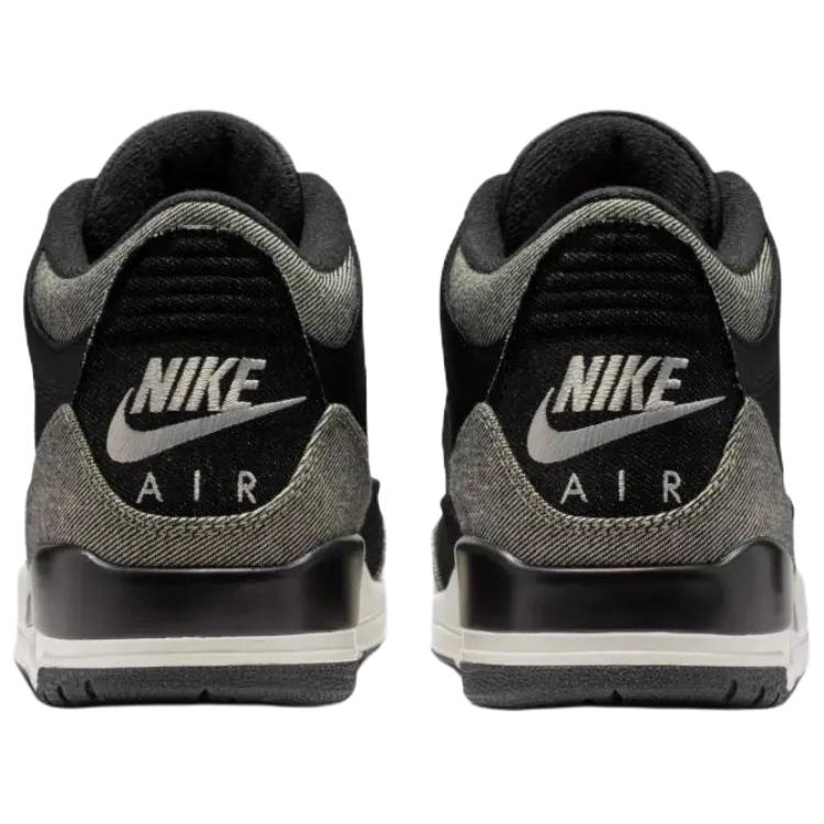 Jordan Air Jordan 3 Slip Resistant Abrasion Resistant Low Top Vintage Basketball Shoes Unisex Blue Red IR0914-400