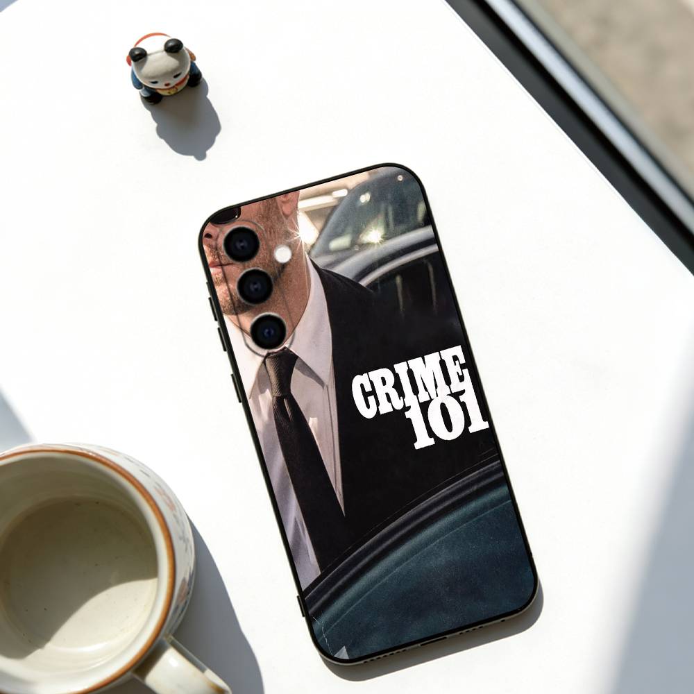 

The movie Crime 101 Phone Case Black Silicone Soft For Samsung Galaxy A73,A72,A71,A70,A53,A52,A51 Samsung a52