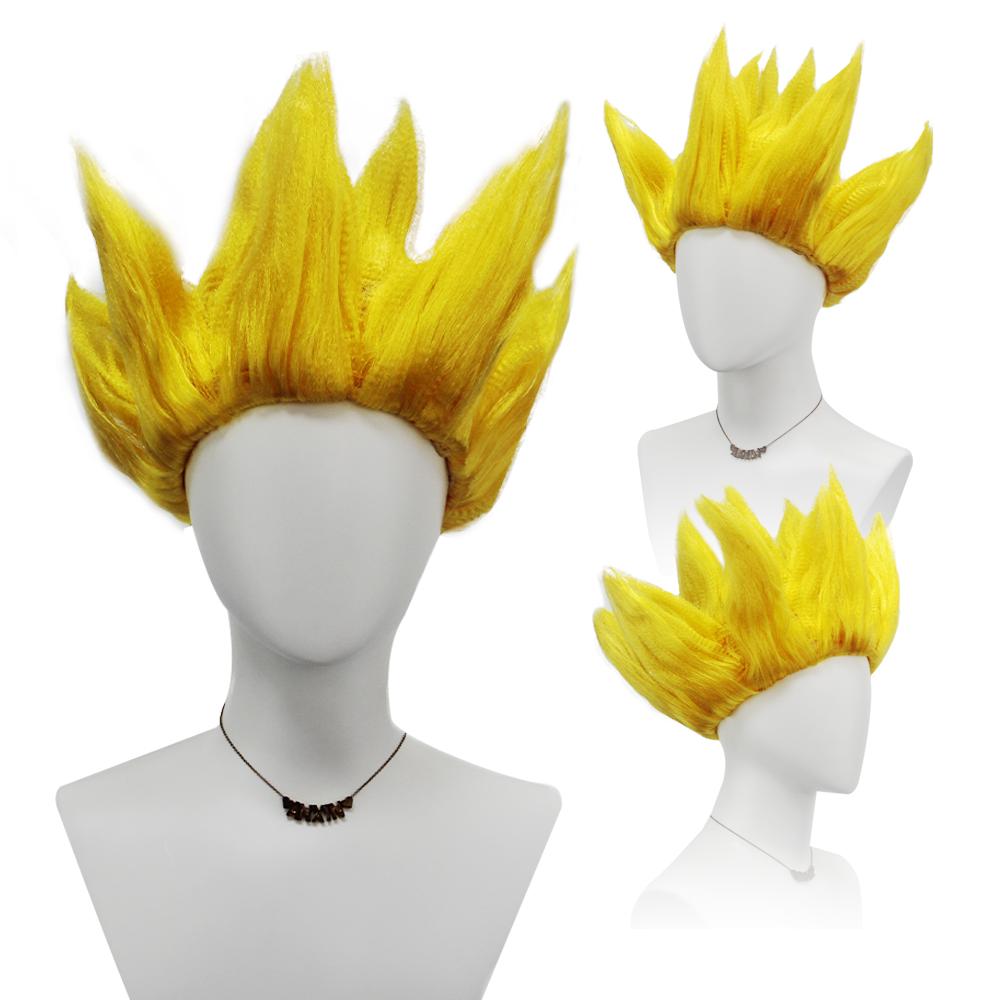 Movies Character Synthetic Wukong Wig Flame Head Water Drop Head Garlic Men Dress Up Wigs Cosplay Costume Party Gifts