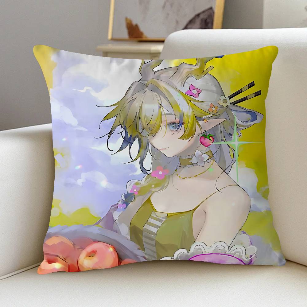 Arknights Shu Pillow Gift Home Office Decoration Pillow Bedroom Sofa Car Cushion CoverPillow Case