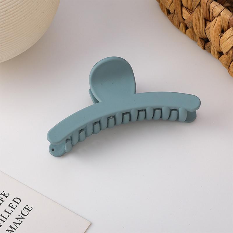 New Fashion Hair Clip for Women Korean Versatile Simple Solid Color Scrub Claw Shark Clip Headwear Girl Hair Accessories