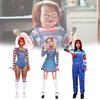 Childs Play Cosplay Costume With Polyester Fabric For Women Stage Performance