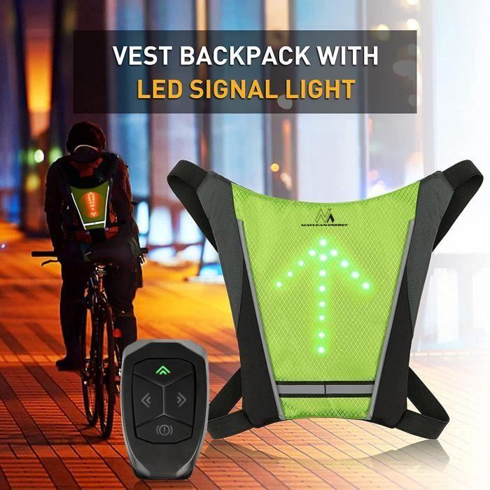 LED-Weste - Maclean - MCE420 - Fernbedienung - Wasserdicht IPX2 - Multisport