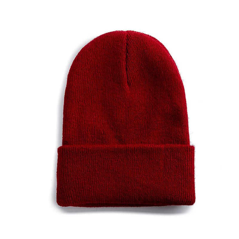 New Unisex Multicolor Autumn & Winter Beanie Hat Men Women Basic Daily Beanie Soft Knitted Hat All-match Streetwear Cap
