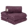 Towel Laboratory Mini Bath Deep Set of Fast JapanTechnology [Volume Rich] #003 Towels, Purple, 5, Hotel-Grade, Thick, Fluffy, High-Breathability,