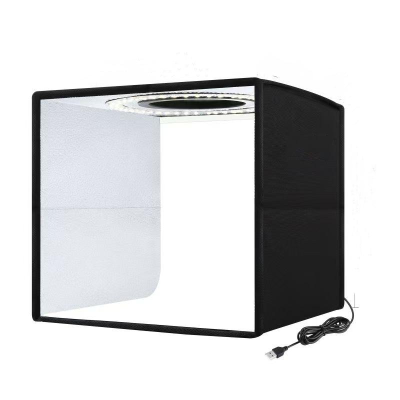 40cm Foldable Photo Studio Light Box Kit With 6 Backdrops, Professional Shooting Tent Softbox For Product Photography And Video