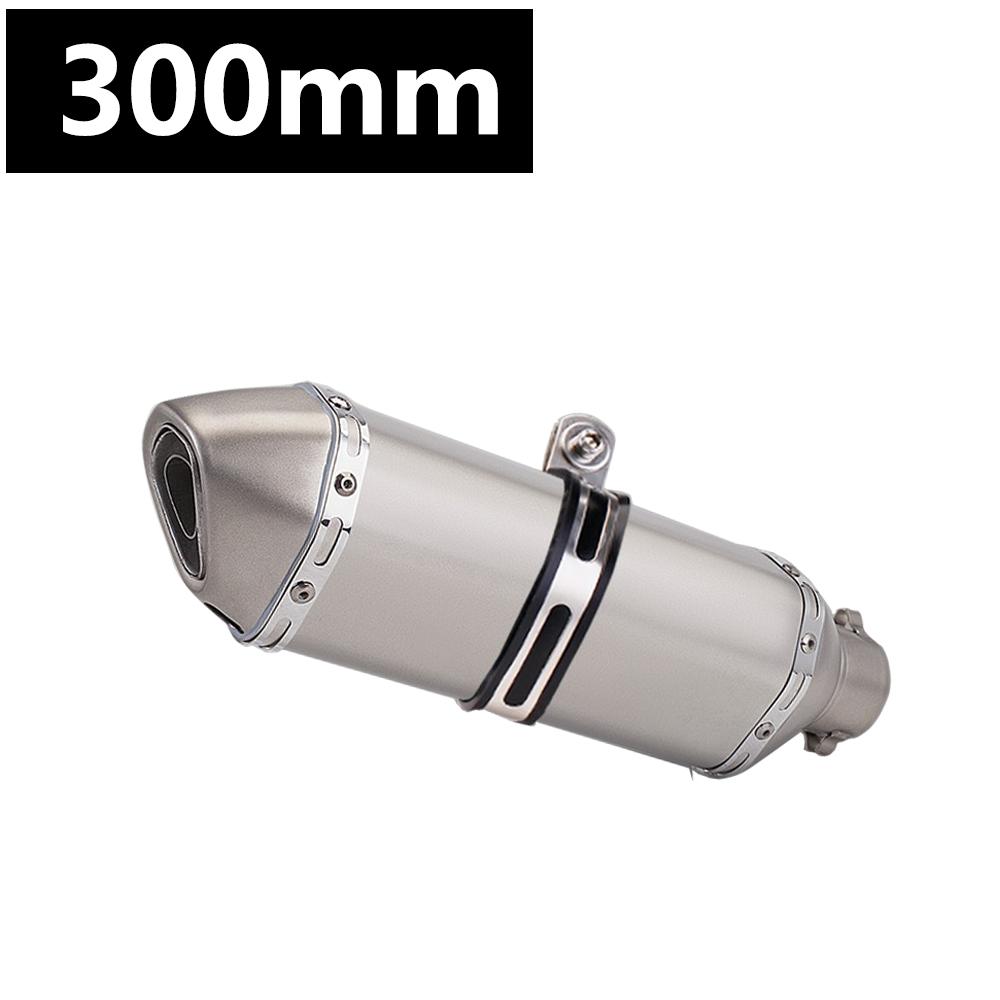 

Universal 51MM Motorcycle Stainless steel Exhaust Pipe 570mm for ninja400 R3 Z900 S1000RR pcx160 duke390 R1 MT-07 slip-on Type A