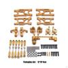 1/14 Scale RC Car Modification Parts Metal Upgrade Set for Hobbyists, Racers Blue