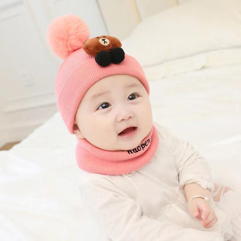 Baby Hat 3-6-12 Month Female Autumn Winter Baby Hat 0-1-2 Year Old Child Wool Male Hat Child Adult