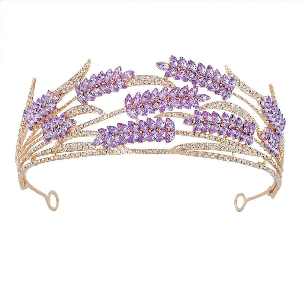 

Барокова Корона Наречена Принцеса Весільна Сукня Головний Убір Простий та Елегантний Королева Весілля Дорослий Церемонія День Народження Головний Убір