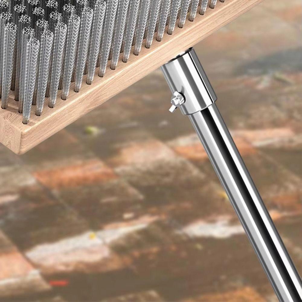 Stainless Steel Wire Broom Brush Corrosion-Resistant Floor Scrubbing Brush  Patio Surface
