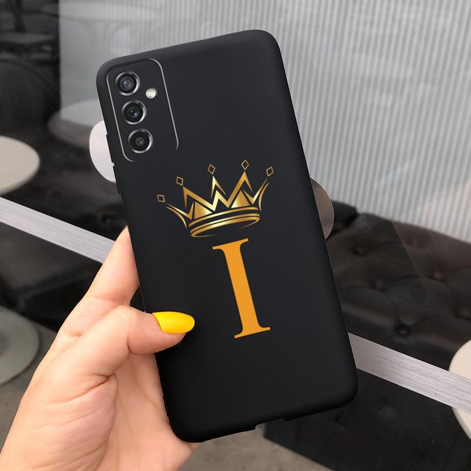 For Samsung Galaxy M52 5G Case SM-M526B Cute Crown Letters Cover Soft Silicone Phone Cases For Samsung M52 M 52 GalaxyM52 Fundas