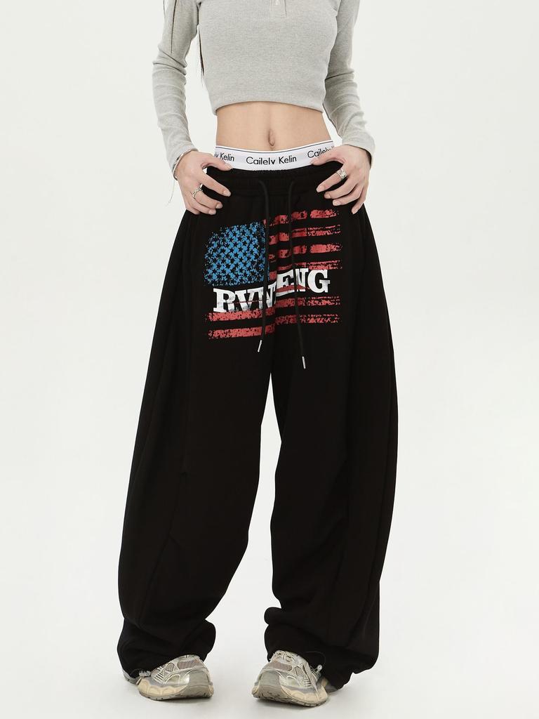 Jesień 2025 Unisex Retro Bawełniane Codzienne Długie Spodnie - Styl Sportowy Outdoor