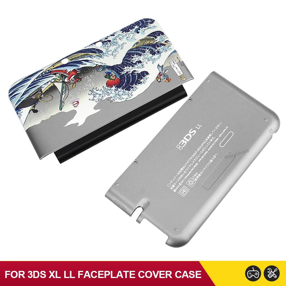 Replacement Faceplate Cover Case For 3DS XL 3DS LL Console Shell Housing Top +Bottom Shell Cover For 3DS XL LL Game Accessories