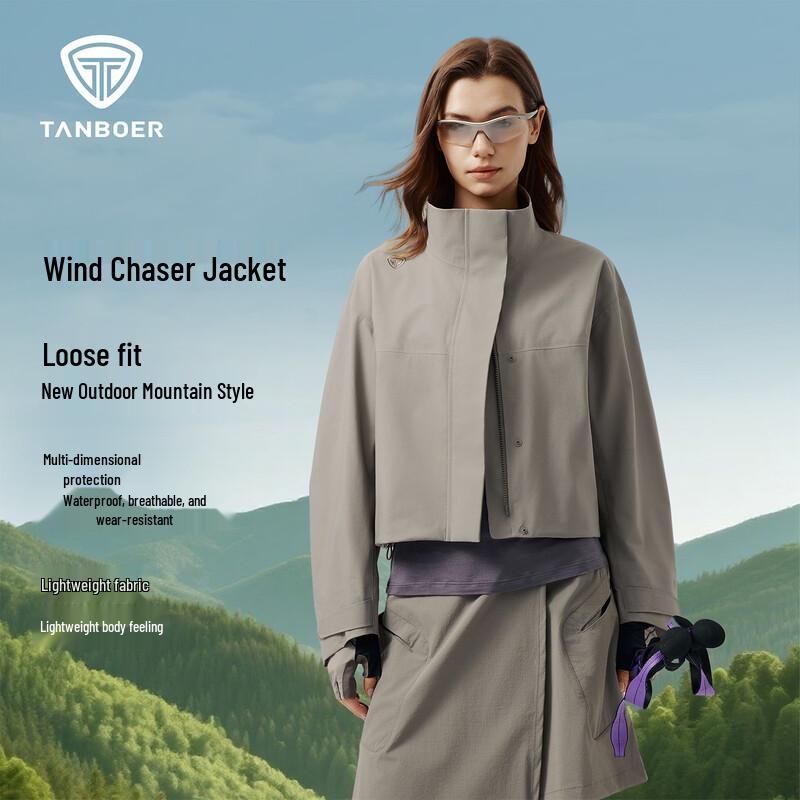 Tambor Women s Loose Fit Stand Collar Soft Shell Jacket XS